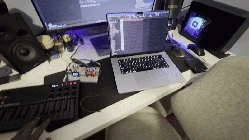 End-to-end test: MIDI keyboard data arriving in FL Studio over BLE